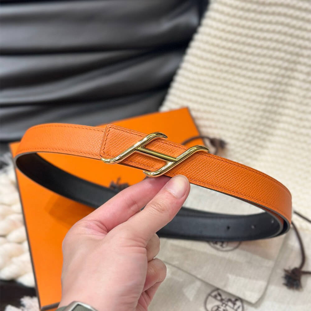 HDN belt buckle   Reversible leather strap 24 mm